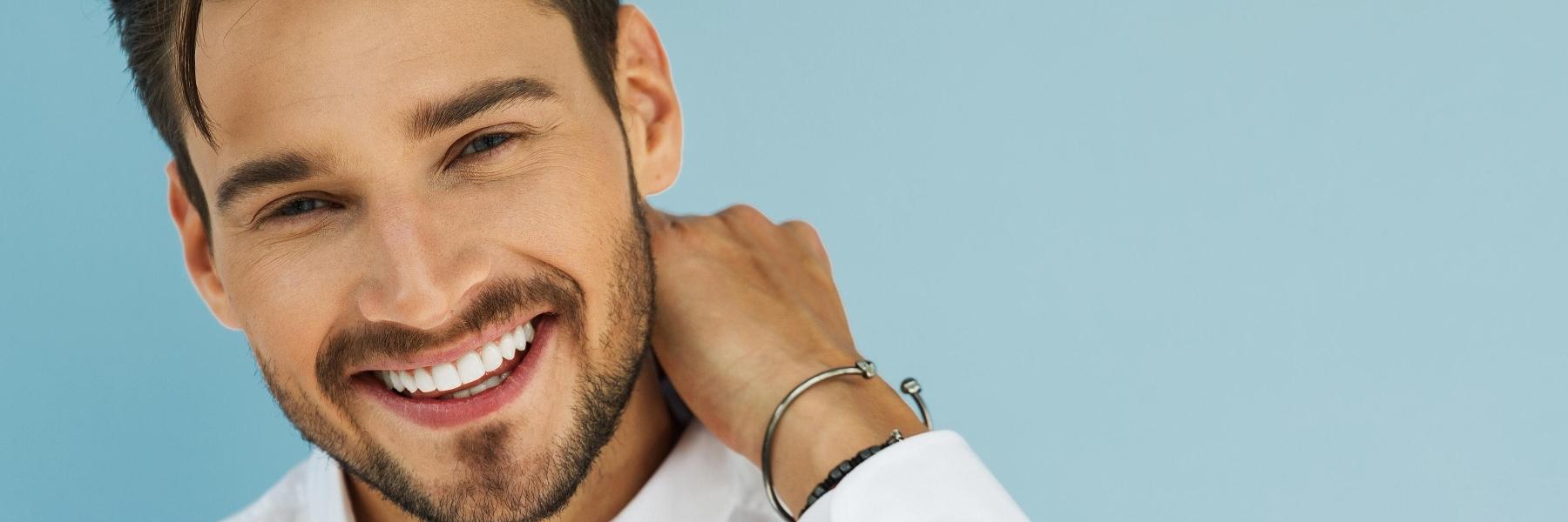 man with veneers in. new orleans