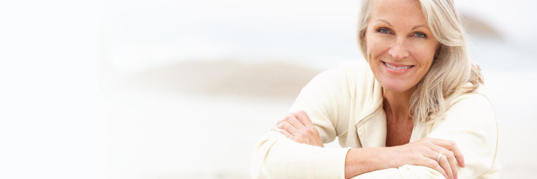 woman smiling with dental implants in New Orleans