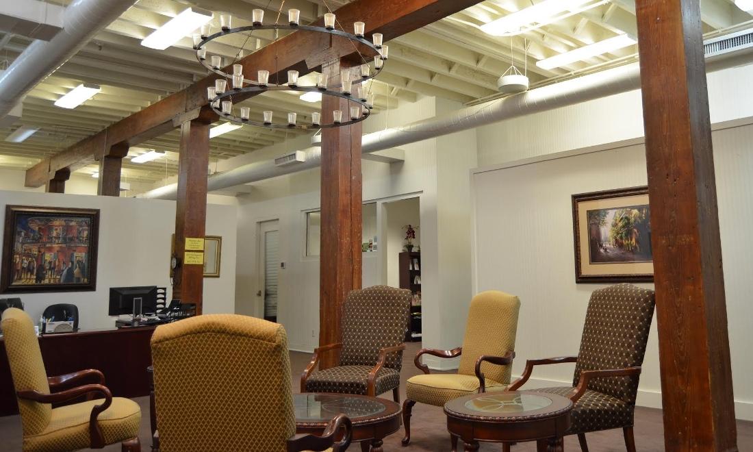 Waiting Room at our Downtown New Orleans dental office